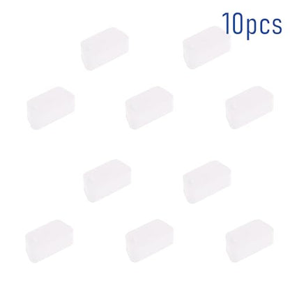 10 PCS VGA/DB9 Port Anti-dust Plugs, Silicone Covers Caps Stoppers, Port Protector for RS232, HDB15, DB9, 0.59 x 0.28 (LxW) - size: VGA/DB9/Transparent/10 PCS