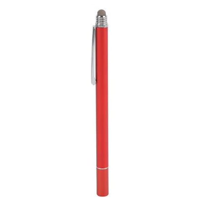 Dioche Capacitive Stylus Pen 2 in 1 Stylus Pen - High Sensitivity Double End Capacitive with Two Tips for Touch Screen & Digital Calendar - Dark Blue (Red) - color: Red