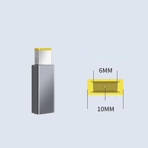 CHICHIYANG USB-C to PD Adapter, Type C to Square USB DC-in Jack Power Converter for Laptops