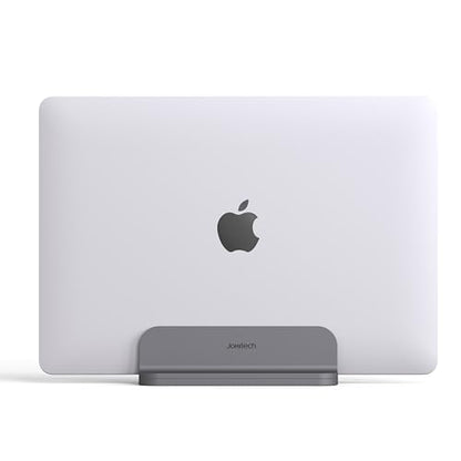 Aluminum Laptop Vertical Stand Organizer, Sturdy Laptop Computer Holder Desktop Stand Compatible with new Retina Apple MacBook Pro/Air/Neo, Mac mini & iPad Pro - Spacegrey - color: Spacegrey
