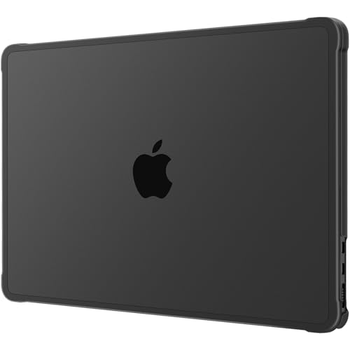 MOSISO Compatible with MacBook Air 13 inch Case M5 2026 M4 2025 M3 M2 2024-2022 A3449 A3240 A3113 A2681, Seamlessly Closes Anti-Crack&Anti-Fingerprints Hard Shell for MacBook Air 13.6, Black - color: Black