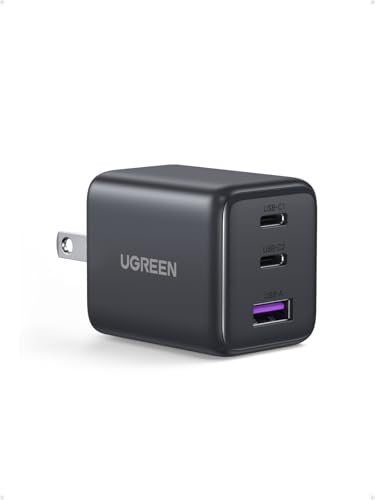 UGREEN 100W USB-C Cable (2-Pack) + 30W USB-C GaN Charger Bundle — High-Speed Charging Combo for Laptop, Phone & Tablet