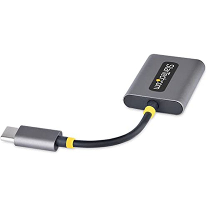 StarTech USB-C Headphone Splitter, 24-bit DAC (USBC-Audio-Splitter) | USB-C Dual Headset Adapter with Mic Input, USB-C to 3.5mm Audio Adapter/Earphone Dongle, USB-C to Audio Jack/Aux Output - style: USB-C 3.5mm Headphone Splitter