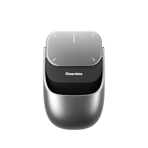 Cheerdots2 Bluetooth Detachable Air Mouse Touchpad Mouse with Voice Recording, Presentation Clicker Wireless Presenter Presentation Remote for Mac, Windows (Basic, Silver)