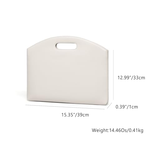 Official Document Computer Bag Stylishly Sleek with Multiple Compartments and Easy to Carry Design - color: French Oak/Pu