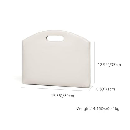 Official Document Computer Bag Stylishly Sleek with Multiple Compartments and Easy to Carry Design - color: French Oak/Pu