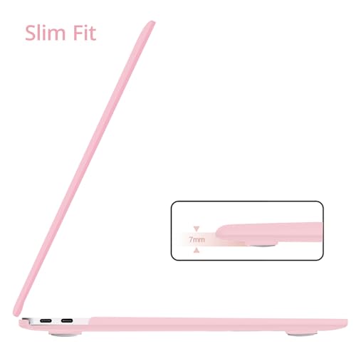 Anban for MacBook Pro 13 inch Case 2025 2024 2023 2022-2016 M2 M1,Baby Pink | Model A2338 A2251 A2289 A2159 A1989 A1708 A1706, Matte Plastic Laptop Hard Shell Case with Keyboard Cover & Screen Protector - color: Baby Pink
