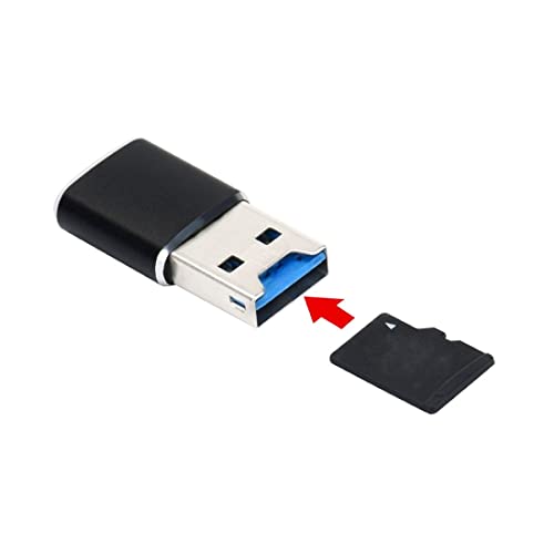 ChenYang USB 2.0 to Micro SD T-Flash TF M2 Card Reader for Mobile Phone and Tablet Black Mini Size - color: USB2.0 to TF+micro SD