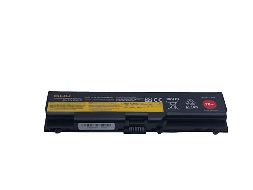 GHU ThinkPad Battery 70+ 48Wh Replacement for Lenovo T410 T420 T430 T530 W510 W520 W530 L410 L420 L430, Compatible with 0A36302 45N1001 42T4733 - style: 4800 mAh(70+)