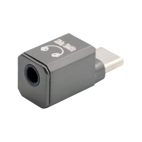 cablecc USB-C Type C to HiFi Audio DAC 3.5mm AUX & MIC 384kHz 32bit Sound Card Adapter KT02H20 Compatible OMTP CTIA with Laptop Tablet Phone - style: DAC Audio 3.5mm