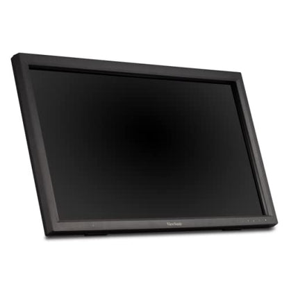 ViewSonic TD2423D 24 Inch 1080p Touch Screen Monitor, 10-Point Multi IR Touch for Retail POS and Kiosk, 7H Scratch-Resistant Glass, Eye Care, 100x100mm VESA Compatible, HDMI, VGA, DisplayPort, USB Hub - style: 24-Inch