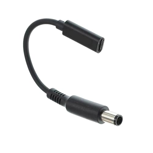 100W PD Power Charger Tip USB C to Slim Laptop Charging Cable Adapter Converter for Dell Laptop 18-20V (Dedicated for Dell (for 45W/65W/90W Power), 7.4mm Large Head) - size: 7.4mm large head