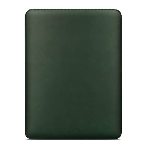 Comfyable Laptop Sleeve 13 Inch Precisely Compatible with MacBook Air M5 2026 & MacBook Pro/Neo A18, Faux Leather Cover Case, Green - color: Green, size: For 13" MacBook Pro & Air & Neo