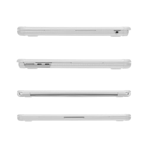 MOSISO Compatible with MacBook Air 13 inch Case M5 2026 M4 M3 M2 2025-2022 | A3449 A3240 A3113 A2681, 3 in 1 Kit Crack-Resistant Heavy Duty Protective Hard Shell Case Cover with TPU Bumper,Crystal Clear - color: Crystal Clear