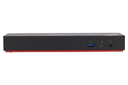 Lenovo USA ThinkPad Thunderbolt 3 Dock Gen 2 135W (40AN0135US) Dual UHD 4K Display Capability, 2 HDMI, 2 DP, USB-C, USB 3.1, Black