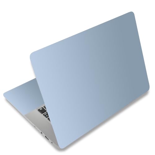 Laptop Skin Sticker Decal 15-15.6 Inches, Universal Reusable Vinyl Sticker for 12.1 13 13.3 14 15.4 Inches Netbook/Notebook PC, Waterproof & Scratch-Resistant (Rock Blue - Gradient) - color: Rock Blue - Gradient