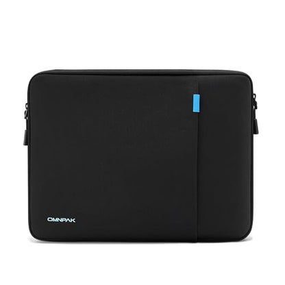 Omnpak Laptop Sleeve for 13" MacBook Air/Pro M5-M1 & Neo A18 Pro | Shockproof Protective Case with Accessory Pocket and YKK Ziper,Water-Resistant, 360° Shockproof Cover - size: 13-inch for MacBook Neo/Air/Pro
