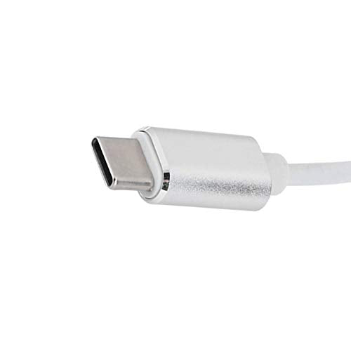ZJchao Aluminum Alloy External Sound Card USB Type C No Drive Stereo Audio Adapter with Virtual 7.1 Channel for Laptops Tablets Mobile Phones