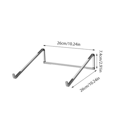 Foldable Laptop Stand Ergonomic, Lightweight, Stable, Sturdy Design | Ventilated Cooling Notebook Stand Sturdy Support, 11-17 Inch Laptops Tablets, for Collaborative Work, Home Office Desk Setup