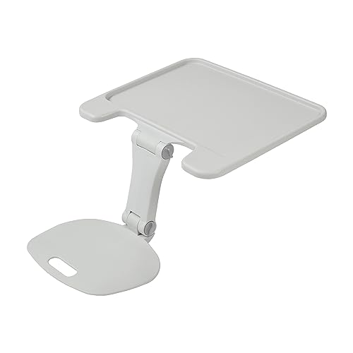 ECR4Kids The Surf Folding Portable Lap Desk, Large, Flexible Seating, Light Grey - color: Light Grey