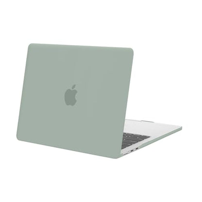 MOSISO Compatible with MacBook Air 13 inch Case M5 2026 M4 M3 M2 2025-2022 | A3449 A3240 A3113 A2681, Scratches-Resistant Protective Hard Shell for MacBook Air 13.6 inch Case, Antique Green - color: Antique Green