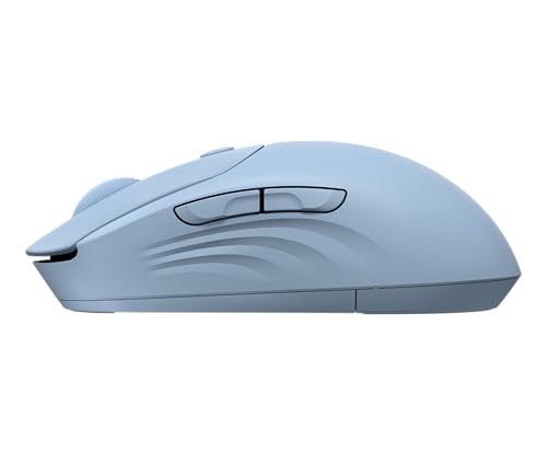 HP 400 Quiet Wireless Mouse, Dual Bluetooth & 2.4GHz, Soft Silicone, Quiet Clicks, Microsoft Wheel, 24-Month Battery, 6000 DPI, Ambidextrous, Eco-Friendly Design, Multi-OS, Blue - color: Blue