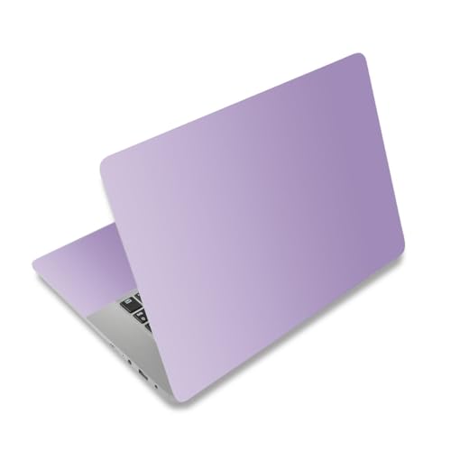 15-15.6 inches Netbook Laptop Skin Sticker Decal Reusable Cover Protector for 11.6 12 13 13.3 14 15 15.4 Notebook Chromebook Easy to Apply and Remove, Scratch-Resistant Waterproof I Lilac Purple - color: Lilac Purple