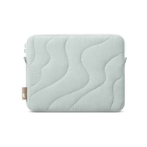 tomtoc 360 Protective Puffy Tablet Sleeve for 11-inch iPad Air M4/M3, 2026 | 11-inch iPad Pro (M5/M4) 2025, 11" iPad (A16) with Magic Keyboard/Smart Keyboard Folio, Quilted Soft Puffer iPad Case Bag - color: Lakeshore, size: 11-inch for iPad Air/Pro