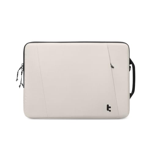 tomtoc Slim & 360° Protective Laptop Sleeve for 13-inch MacBook Air | M5/A3449 (2026), M4/A3240, M3/A3113, M2/A2681, Water-Resistant Case with CornerArmor, Fits 13" MacBook Neo & MacBook Pro - color: White, size: 13-inch for New MacBook Air & Pro