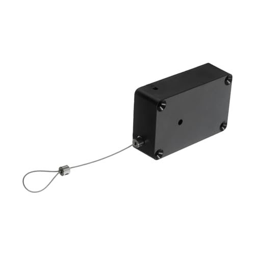 1kg Retractable Cable Reel Lock Lanyard for Laptop Tv Remote Security Tether