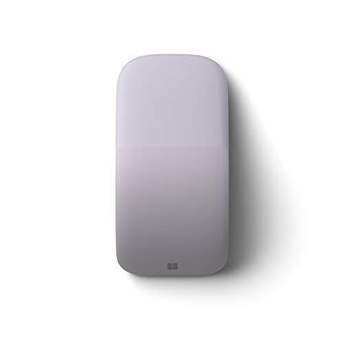 Microsoft ARC Mouse – Lilac .Sleek,Ergonomic Design, Ultra Slim and Lightweight, Bluetooth Mouse for PC/Laptop,Desktop Works with Windows/Mac Computers - color: Lilac