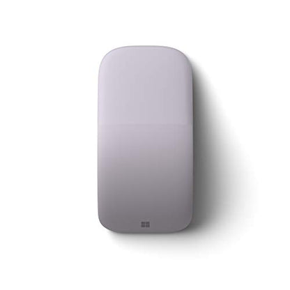 Microsoft ARC Mouse – Lilac .Sleek,Ergonomic Design, Ultra Slim and Lightweight, Bluetooth Mouse for PC/Laptop,Desktop Works with Windows/Mac Computers - color: Lilac