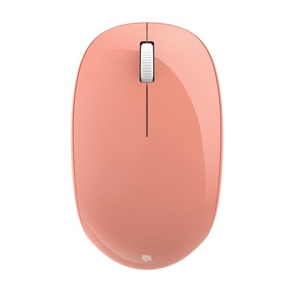 Incase Bluetooth Mouse - Designed by Microsoft - Compact, Comfortable, Right/Left Hand Use, 4-Way Scroll Wheel, Wireless Bluetooth Mouse for PC/Laptop/Desktop, Mac/Windows Computer (Peach) - color: Peach