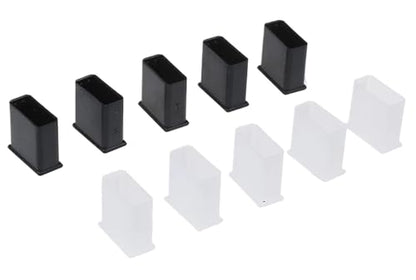 USB Cover Cap 100pcs USB Male Anti-Dust Plug Stopper Cap Cover - Waterproof & Dustproof Protector for Electronics(Black) - color: BLACK