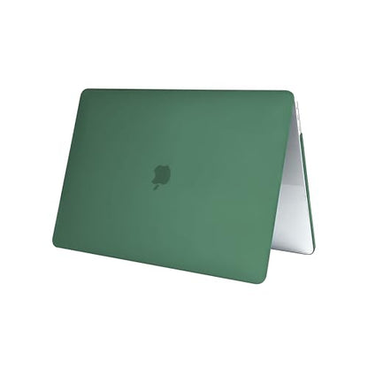 RUBAN Case for MacBook Pro 15 inch 2019 2018 2017 2016 Release A1990/A1707 with Touch Bar, Plastic Hard Shell Cover (Midnight Green) - color: Midnight Green