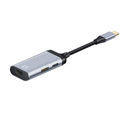 USB-C Type-C USB3.1 to 1000Mbps Gigabit Ethernet Network LAN Adapter with Female PD Power Port - style: USB-C to LAN 1000Mbps+PD+OTG