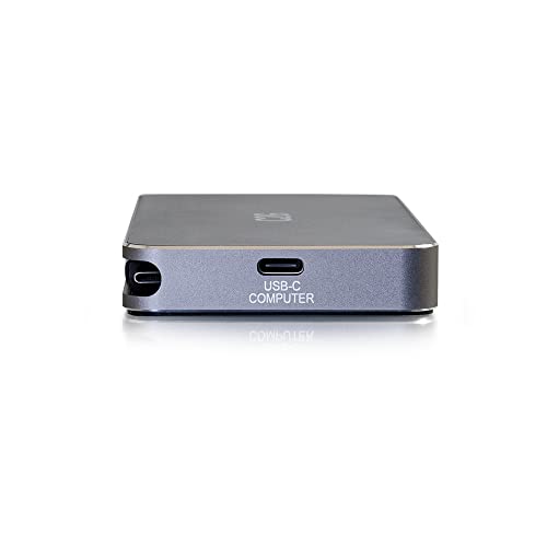 C2G USB-C 7-in-1 Dual Display MST Docking Station with HDMI, DisplayPort, VGA and Power Delivery up to 100W - 4K 30Hz