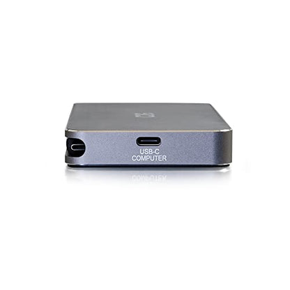 C2G USB-C 7-in-1 Dual Display MST Docking Station with HDMI, DisplayPort, VGA and Power Delivery up to 100W - 4K 30Hz