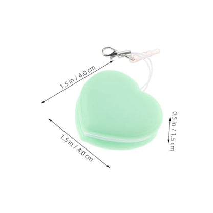 Heart-Shaped Macaron Screen Cleaner Multi-Functional Lens Cleaning Tool for Eyeglasses Phones and Cameras Durable Material Compact Design for Easy Storage Green - color: Green