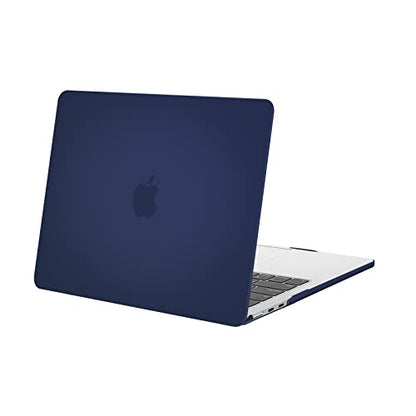 MOSISO Compatible with MacBook Air 13 inch Case M5 2026 M4 M3 M2 2025-2022 | A3449 A3240 A3113 A2681, Scratches-Resistant Protective Hard Shell for MacBook Air 13.6 inch Case, Navy Blue - color: Navy Blue