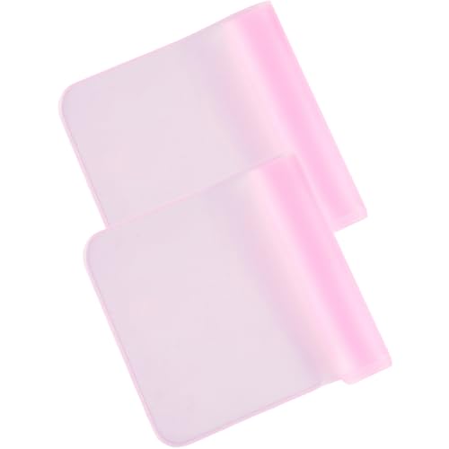 2Pcs Pink Keyboard Protector Cover Rectangle Waterproof Dustproof Transparent Ultra Thin Universal Silicone Keyboard Cover Skin Films for Standard Size Laptop Desktop Computers 13 x 5.5 Inch - color: Pink