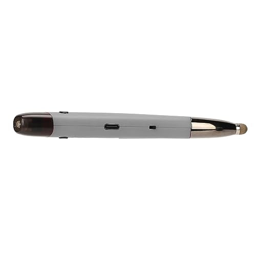 Yinhing Pen Rechargeable Portable Optical Mode for PC Laptop Luminous Silent Handheld Small Design (Silver Gray) - color: Silver Gray