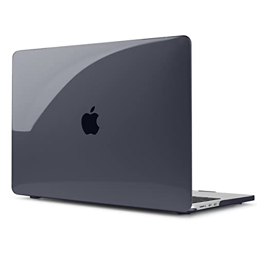 Teryeefi MacBook Air 13.6 Inch Case 2022-2025 Model: A2681/A3113/A3240, Hard Shell Cover with Keyboard Cover & USB 3.0 Adapter for New MacBook Air 13 M4 M3 M2 Chip, Crystal Black - color: Crystal Black