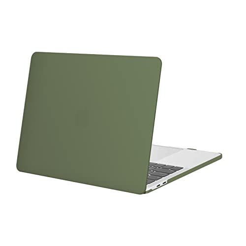 MOSISO Compatible with MacBook Pro 13 inch Case M2 M1, Army Green | Plastic Hard Shell Case Cover 2026-2016A2338 A2251 A2289 A2159 A1989 A1708 A1706 with/without Touch Bar - color: Army Green