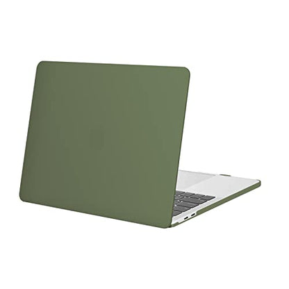 MOSISO Compatible with MacBook Pro 13 inch Case M2 M1, Army Green | Plastic Hard Shell Case Cover 2026-2016A2338 A2251 A2289 A2159 A1989 A1708 A1706 with/without Touch Bar - color: Army Green