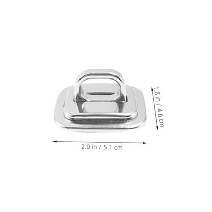 Happyyami 4pcs Laptop Cable Security Anchor Sturdy Desk Mount Base for Anti-Theft Protection Lock Plate for Laptops Tablets and Monitors Reliable Adhesive Design