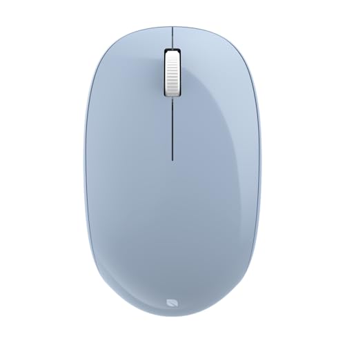 Incase Bluetooth Mouse - Designed by Microsoft - Compact, Comfortable, Right/Left Hand Use, 4-Way Scroll Wheel, Wireless Bluetooth Mouse for PC/Laptop/Desktop, Mac/Windows Computer (Pastel Blue) - color: Pastel Blue