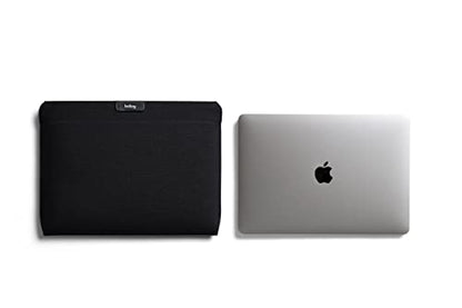 Bellroy Laptop Sleeve, 14-inch Case, Compatible with MacBook - Black | Slim protective case with a magnetic closure that fits a 14-inch laptop or MacBook - color: Black