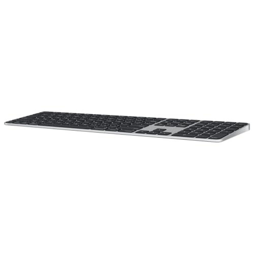 Magic Keyboard with Touch ID and Numeric Keypad for Mac Models with Apple Silicon - US English - Black Keys - color: Black Keys, style: USB-C