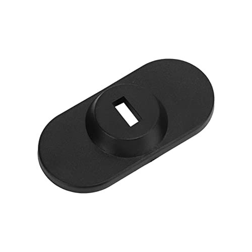 Pilipane Laptop Anchor Plate Black Anti Theft Security Lock Base for Notebook Tablet Monitor Phone POM Material 42x30mm with Double Sided Tape